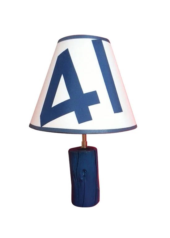 lampe 41 en bois vernis