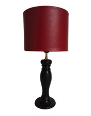 Lampe cuir rouge BSK