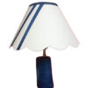 Lampe bateau en bois vernis