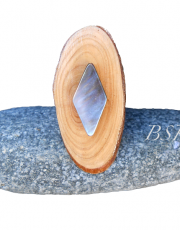 bague losange nacre