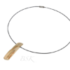 collier bois flotte swarovsky