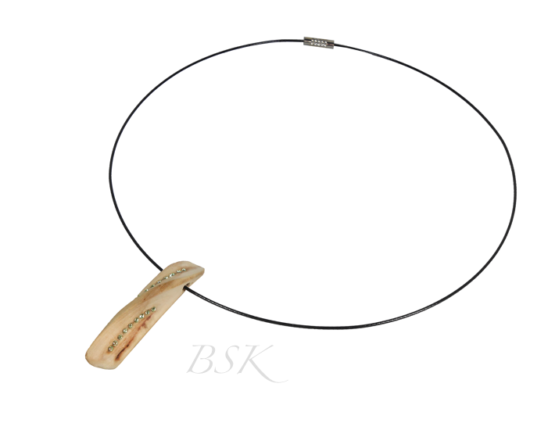 collier bois flotte swarovsky