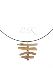 Collier "l'echelle" en bois flotté