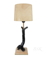 lampe bois & veinage BSK