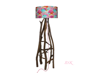 luminaire lampe en bois esprit nature