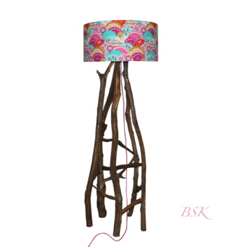 luminaire lampe en bois esprit nature