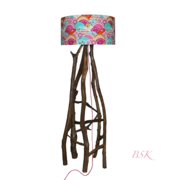luminaire lampe en bois esprit nature