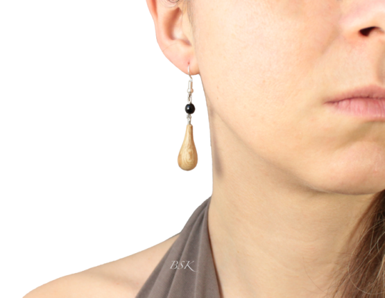 BO tour goutte perles noires