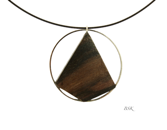 Collier ebene triangle zoom