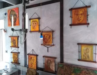 Galerie de créateurs, le Têt'art Penn'art 7 Portraits tremeoc