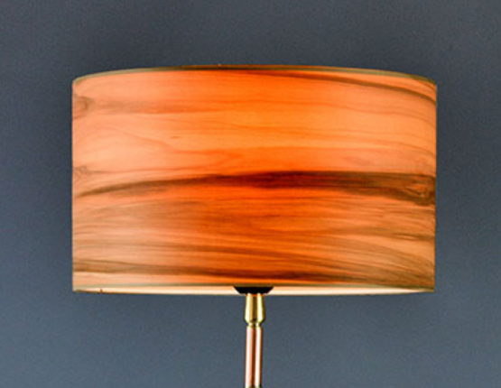 luminaire abat-jour feuille de bois noyer de georgie allume luminaire Abat-jour feuille de bois allume