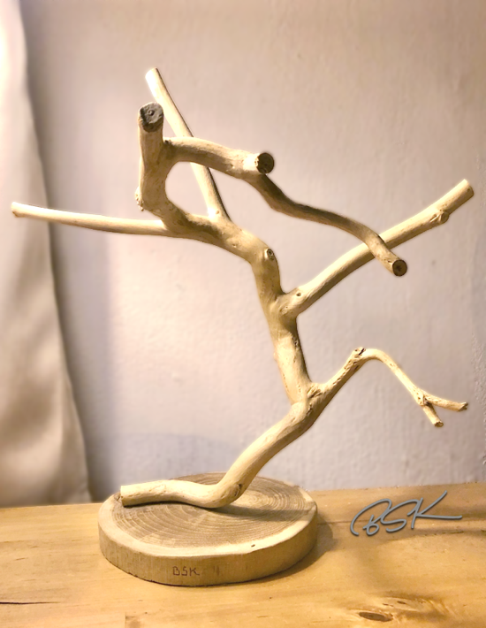 Porte bijoux arbre porte bijoux en bois