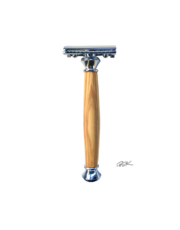 rasoir de surete en bois