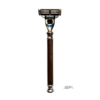Rasoir en bois Gillette ebene Rasoir en bois Gillette Mach 3 unique