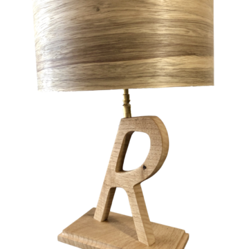 lampe en bois pour enfant personnalisée