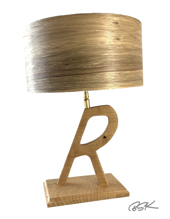 Lampe en bois pour enfant personnalisee en bois face Lampe en bois pour enfant personnalisée