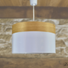 Supension en bois et voile de bateau salon suspension en bois et voile de bateau