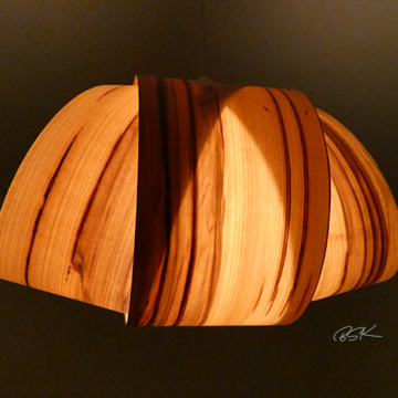 Suspension de chambre en bois