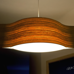 Suspension de couloir en bois