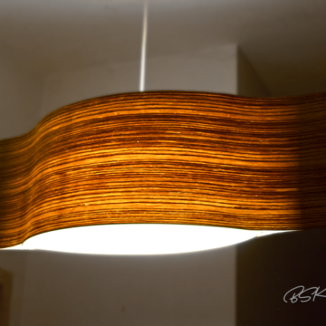 Suspension de couloir en bois