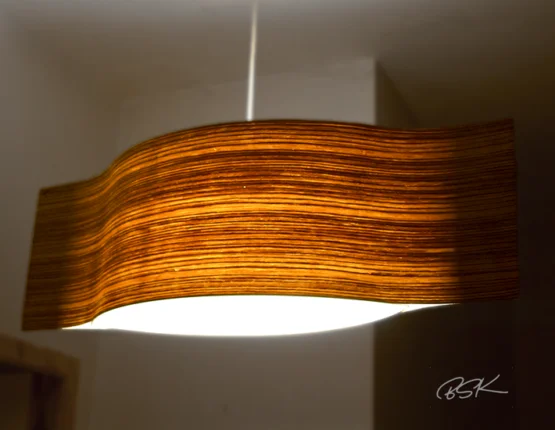 Suspension de couloir en bois