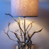Lampe de chevet en bois sauvage