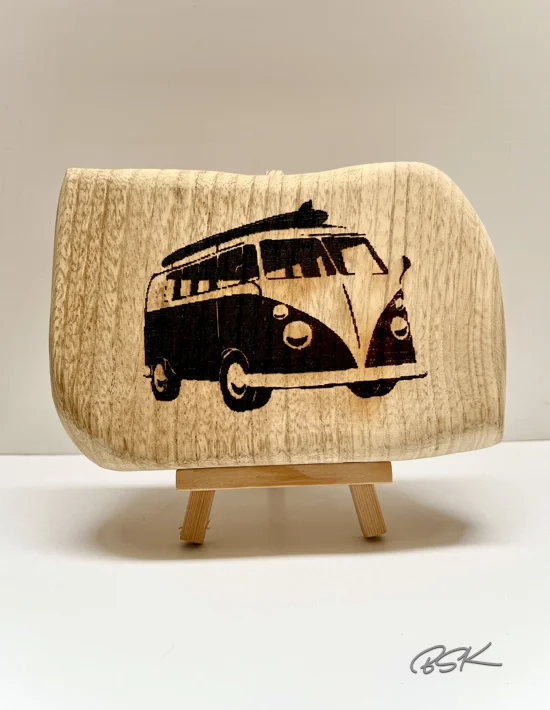 Petit tableau en bois Combi