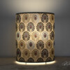 Lampe Paon allumee Lampe paon