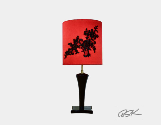 Lampe de chevet boudoir Belle de nuit